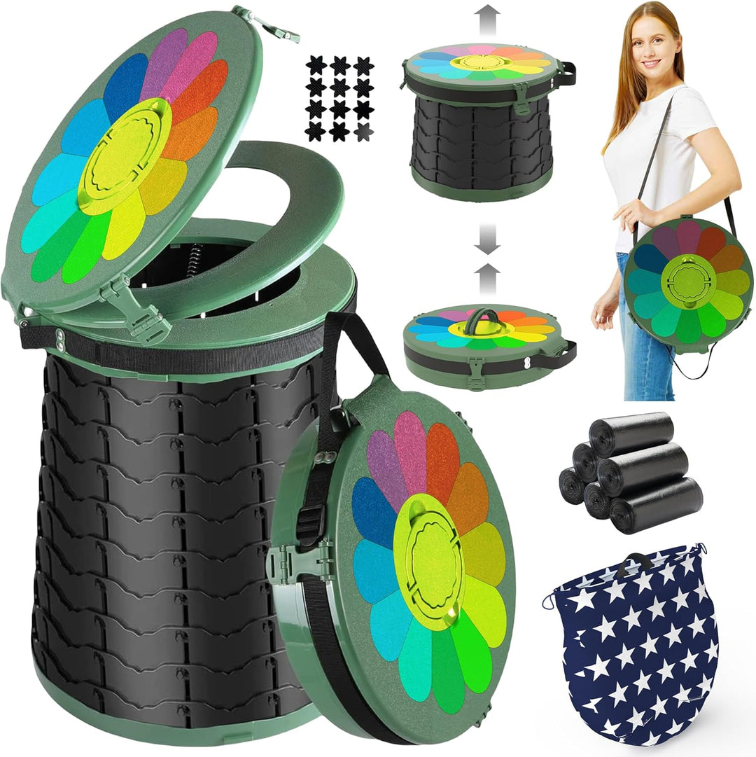 Lisslune | Portable Toilet with Adjustable Height – CampMate
