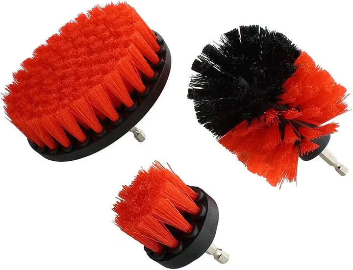 Lisslune | 3-Piece Drill Brush Cleaning Attachment Set