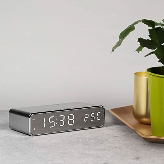 Lisslune | BENNETT - LED alarm clock with wireless charger