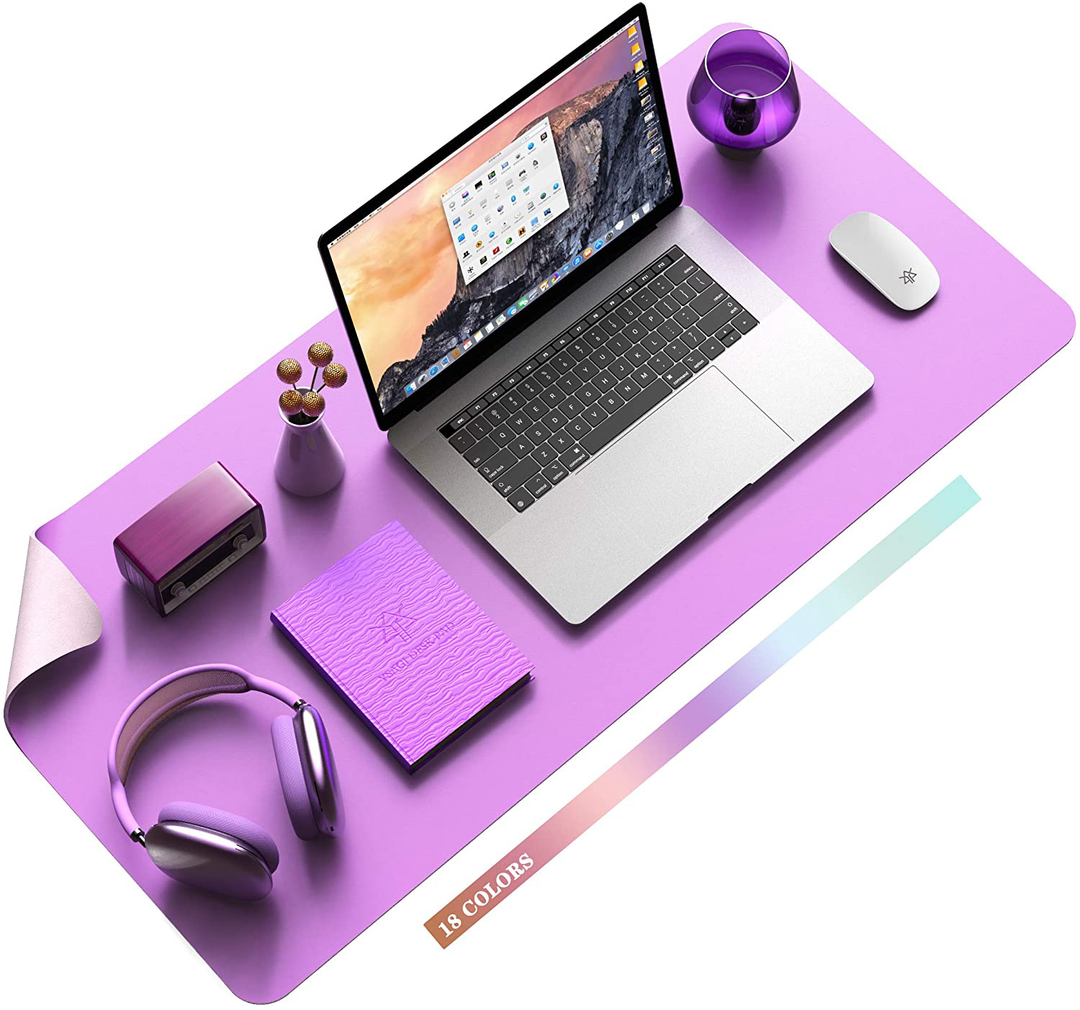 Lisslune | Desk Pad Protector Waterproof Non-Slip Leather Office Mouse Mat