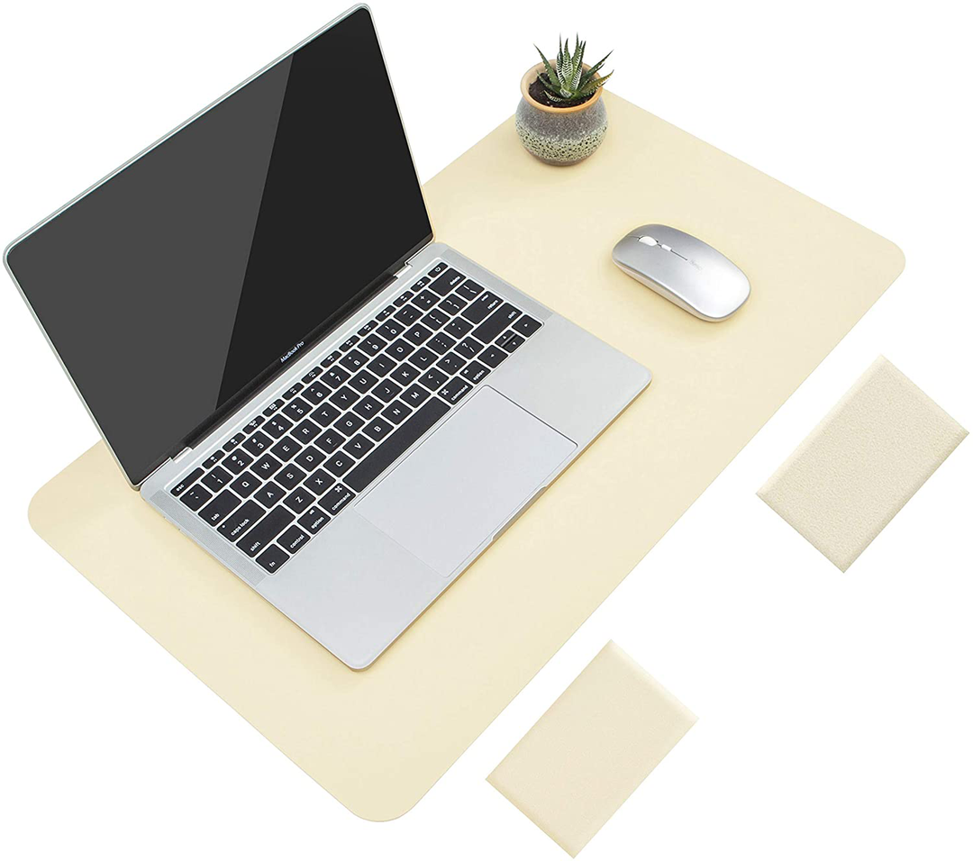 Lisslune | Desk Pad Protector Waterproof Non-Slip Leather Office Mouse Mat