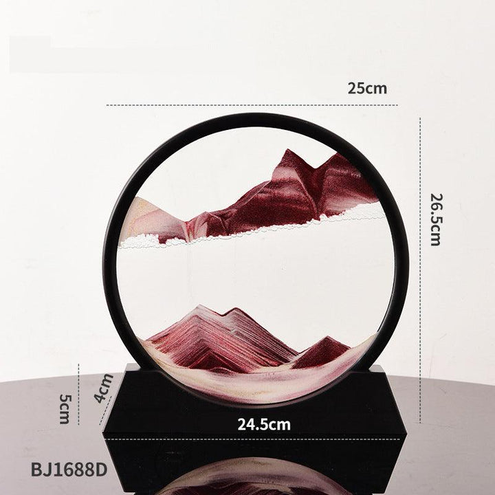 Lisslune | Fascinating 3D glass water sand art for a tranquil environment