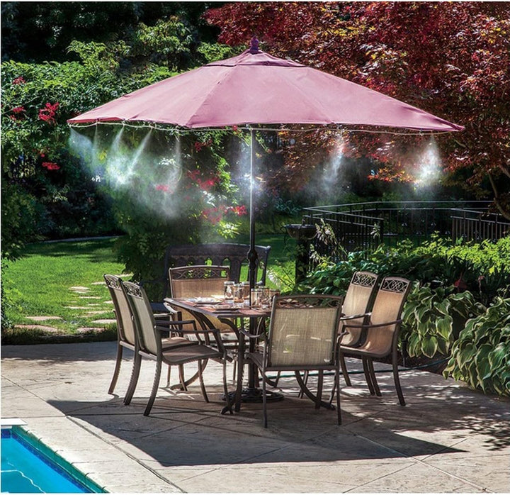 Lisslune | Misting System for Terrace and Garden – Cooling Spray Set for Sunshade and Pavilion