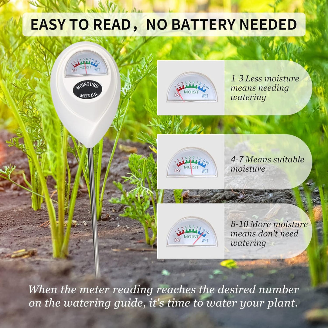 Lisslune | Soil moisture meter for precise moisture measurement in soil – Ideal for plant care