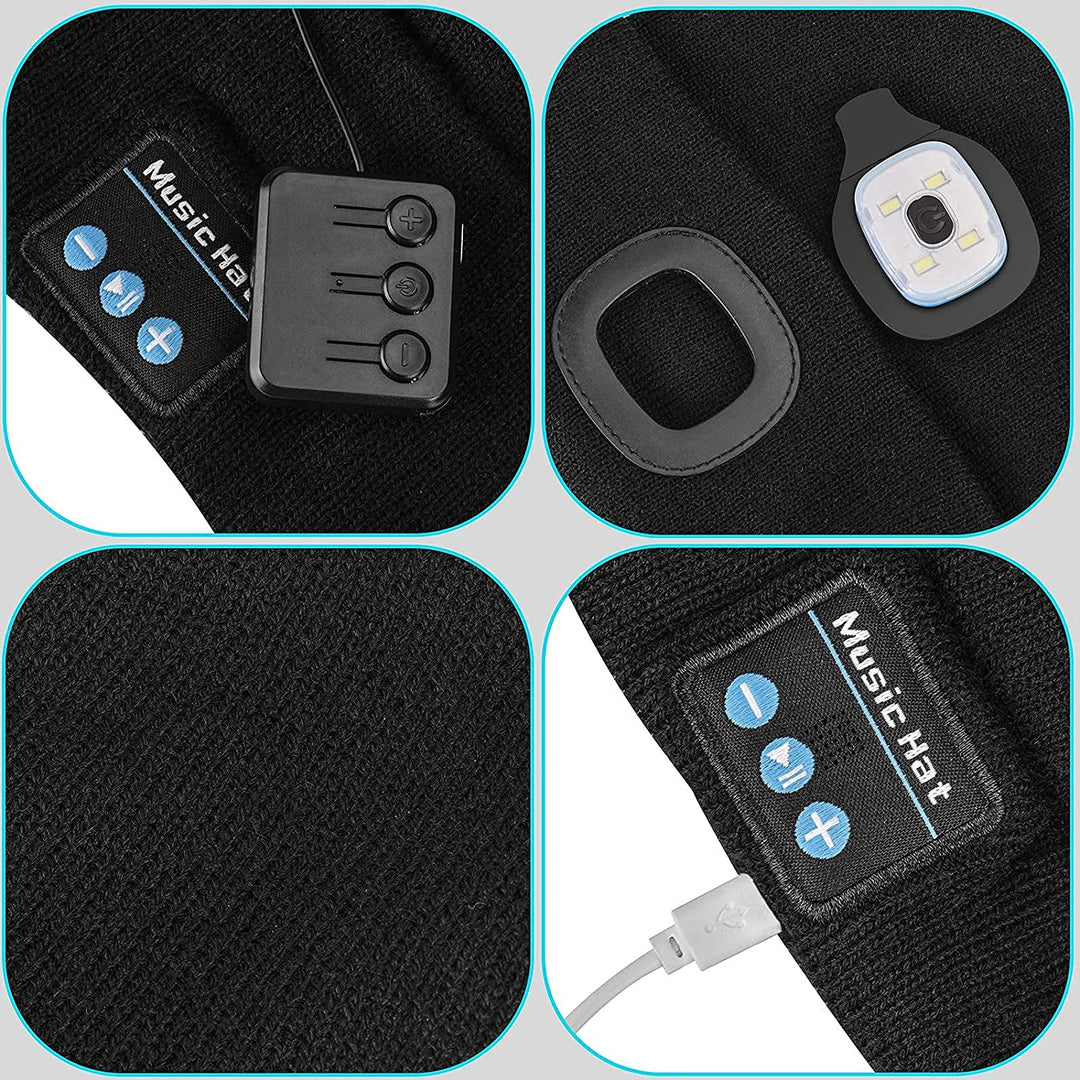 Lisslune | Bluetooth Beanie Hat Light Wireless Headphones