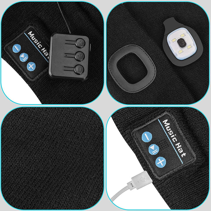 Lisslune | Bluetooth Beanie Hat Light Wireless Headphones