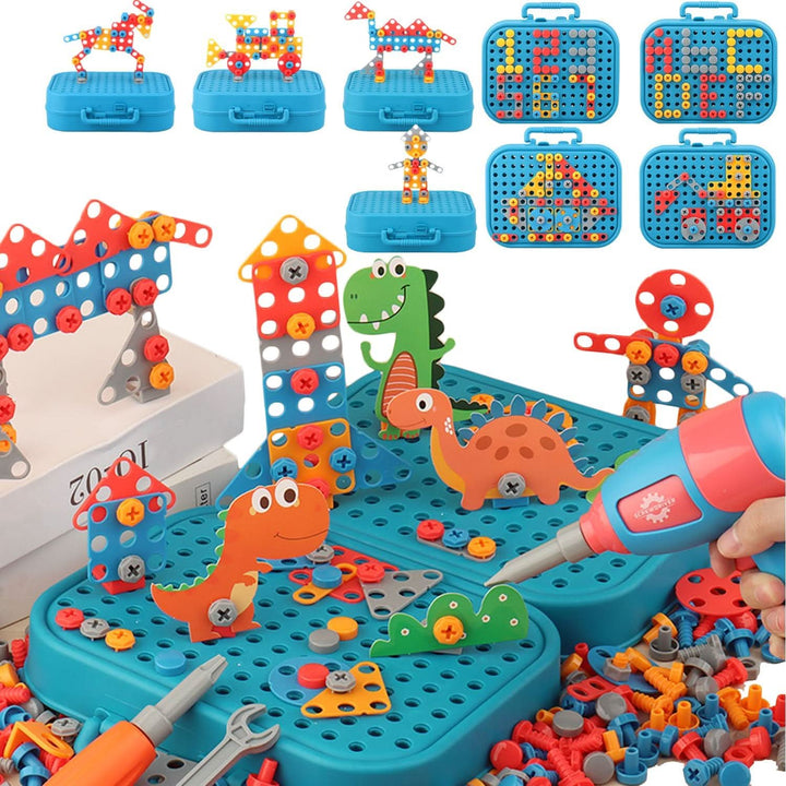 Lisslune | InnoCraft ToolPlay Set – Creative Construction Toy with Drill & Tools for Kids