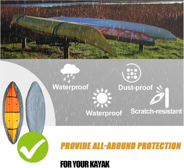 Lisslune | Waterproof UV-Resistant Kayak Cover with Adjustable Straps – Marivor