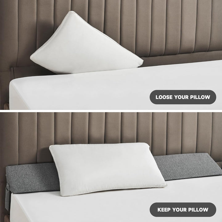 Lisslune | Gap Filler Wedge Pillow | Adjustable Height, Compact Design & Ideal for Twin, Queen, King Beds and Sofas