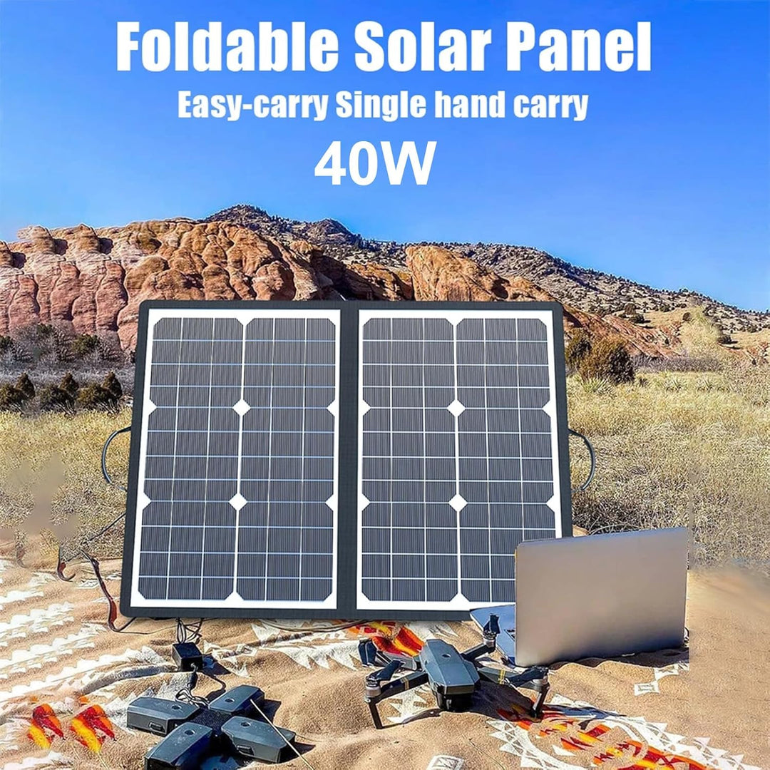 Lisslune | SolaraX 1000W Foldable Solar Panel Kit – Portable Off-Grid Power with MPPT Charging