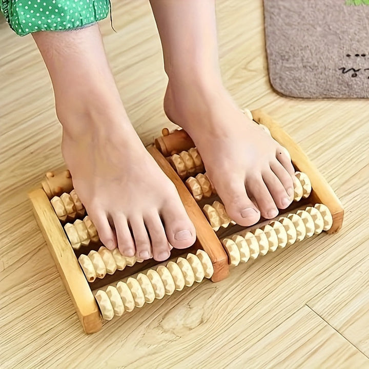 Lisslune | Wooden Foot Roller – Reduce Tension and Stimulate Circulation