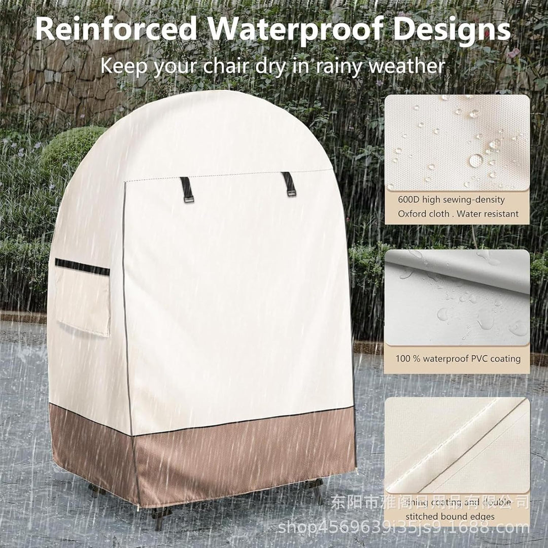 Lisslune | Waterproof Egg Chair Cover with Double Zipper – Solara