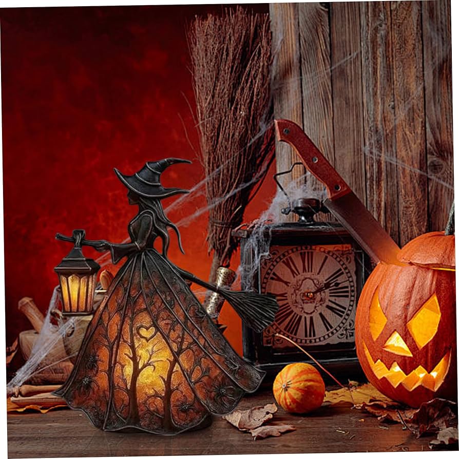 Lisslune | Halloween Witches Lamp Mystica – Magical LED Decorative Lamp for Indoor