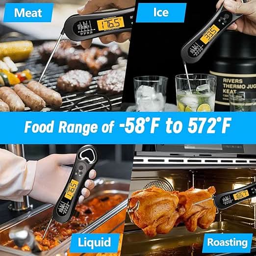 Lisslune | GrillMaster - Wireless Meat Thermometer for Perfect Grilling