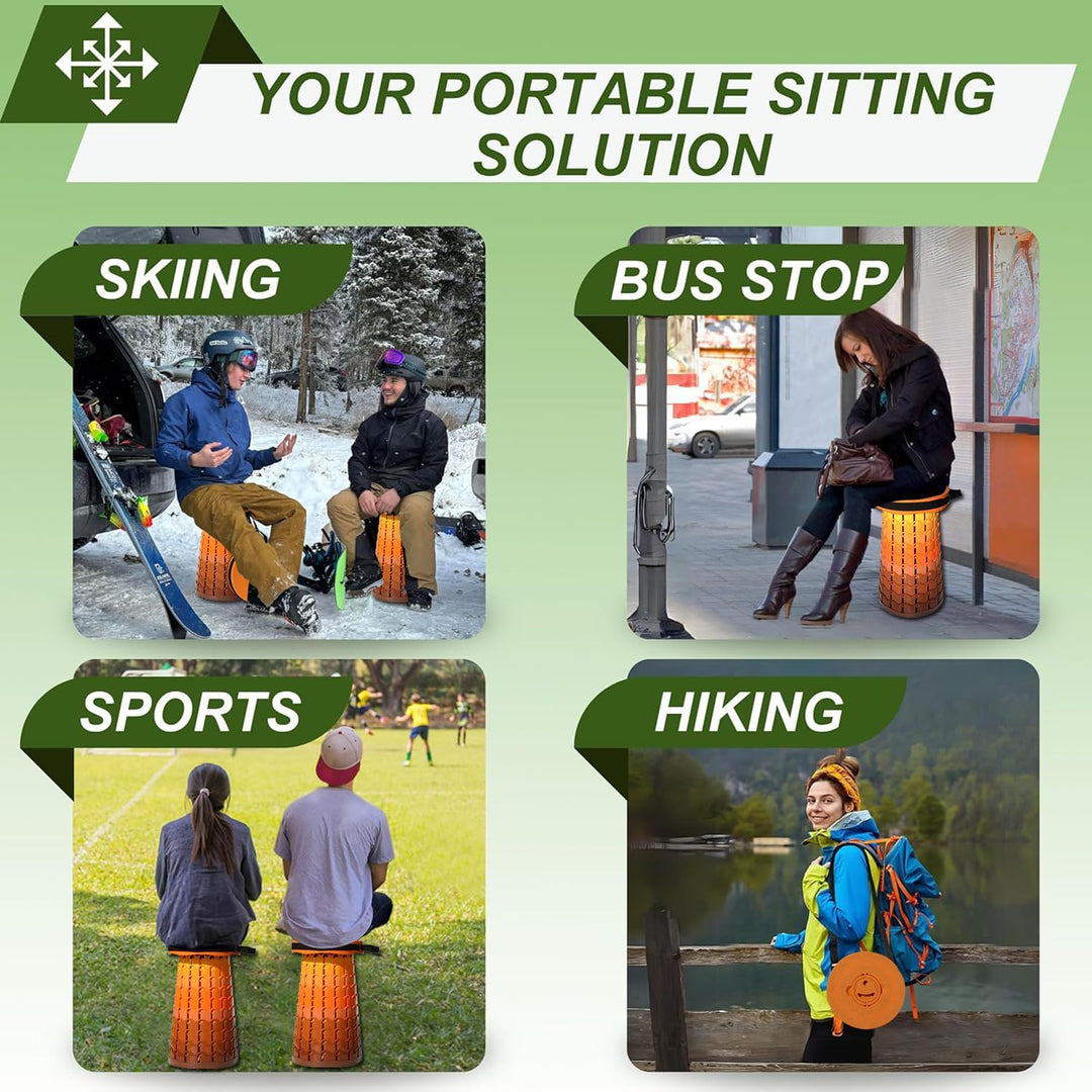 Lisslune | Collapsible Stool with Cushion – SitMax