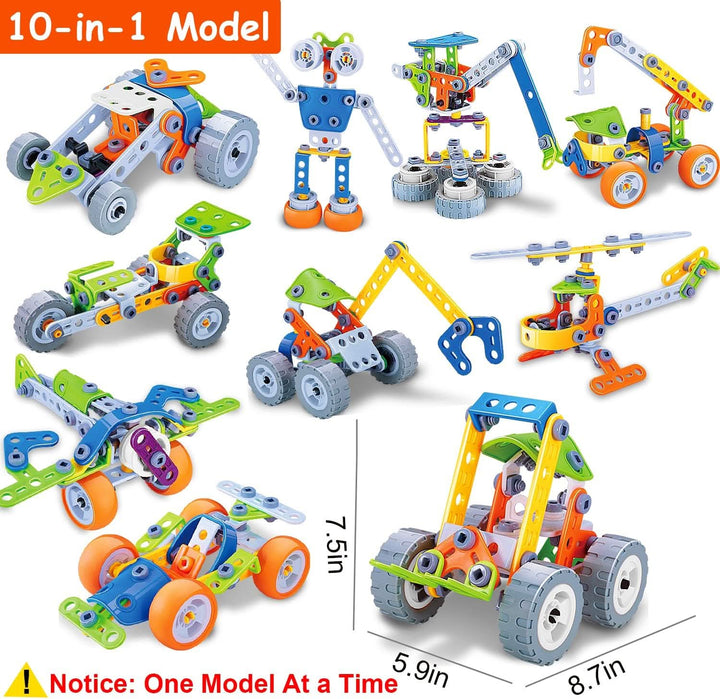 Lisslune | CREATIVE CONSTRUCTION SET – Construction toy for imagination, motor skills & logical thinking
