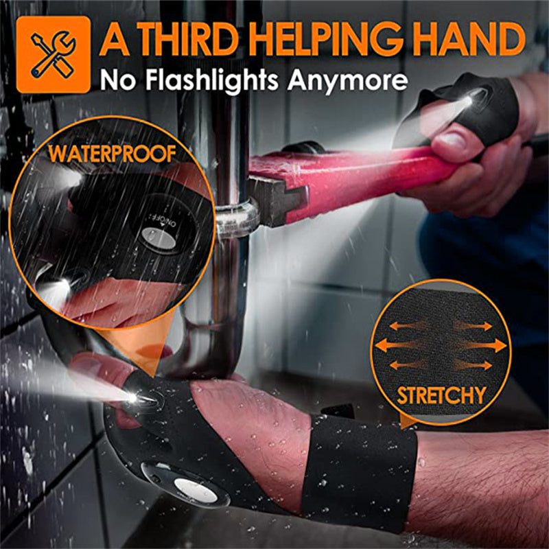 Lisslune | LED gloves with waterproof lights