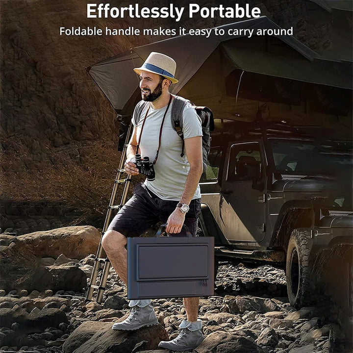 Lisslune | SolaraX 1000W Foldable Solar Panel Kit – Portable Off-Grid Power with MPPT Charging