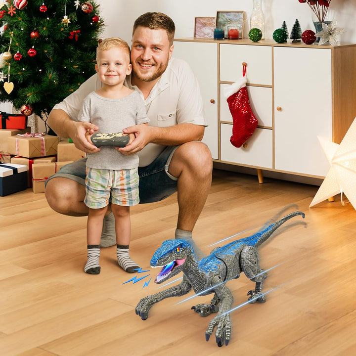 Lisslune | RaptorMove – Remote Control Dinosaur Toy with Sound, LED and Realistic Movements