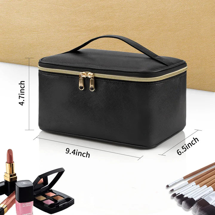 Lisslune | Practical Make-up Organizer for Traveling | With Compartments and Dividers