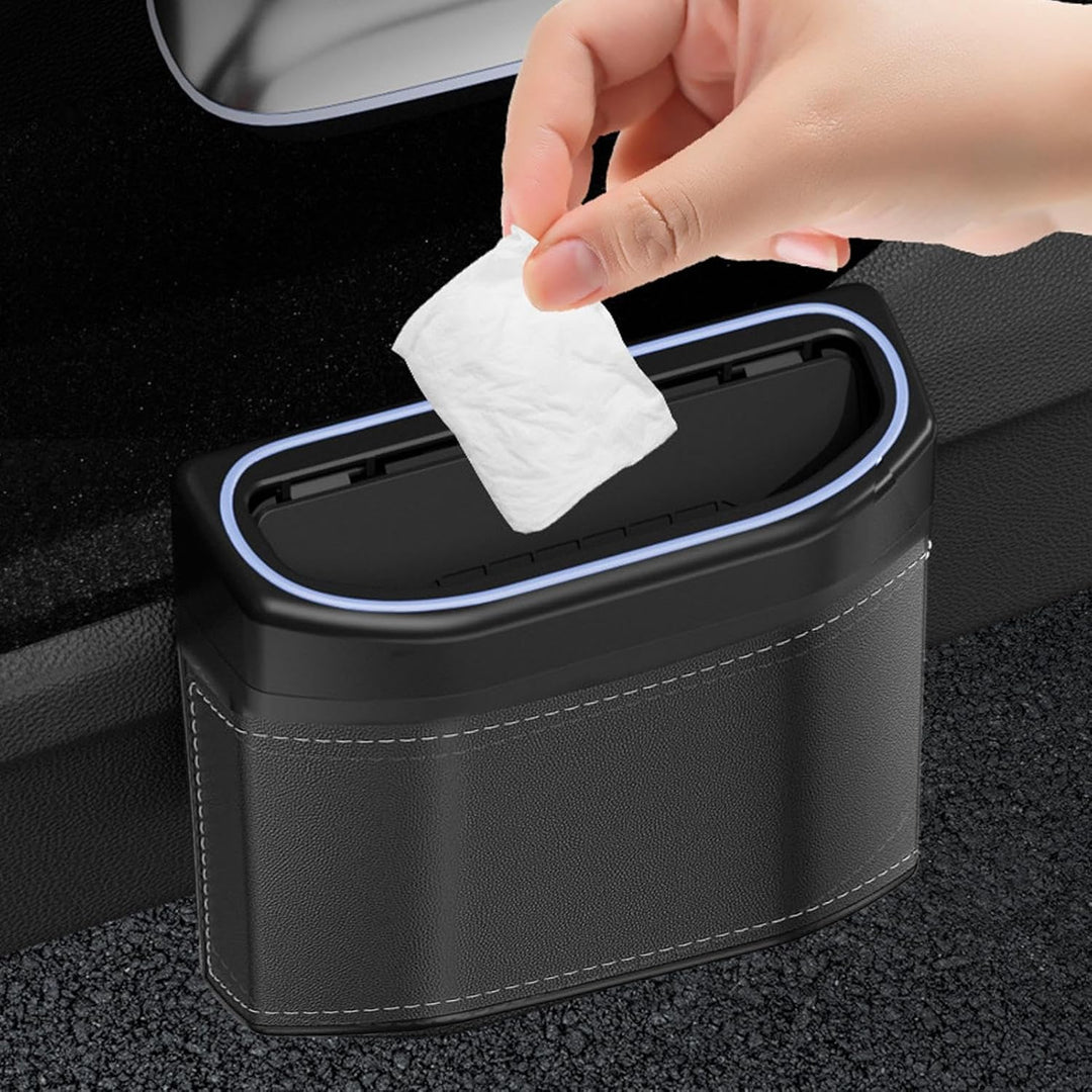 Lisslune | Smell-Proof Car Trash Can with Touch Light – Lurevo