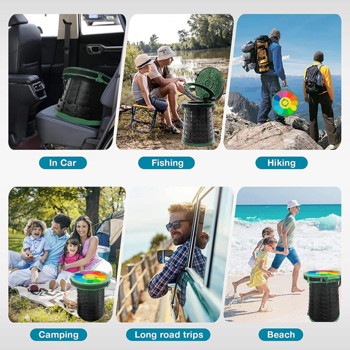 Lisslune | Portable Toilet with Adjustable Height – CampMate