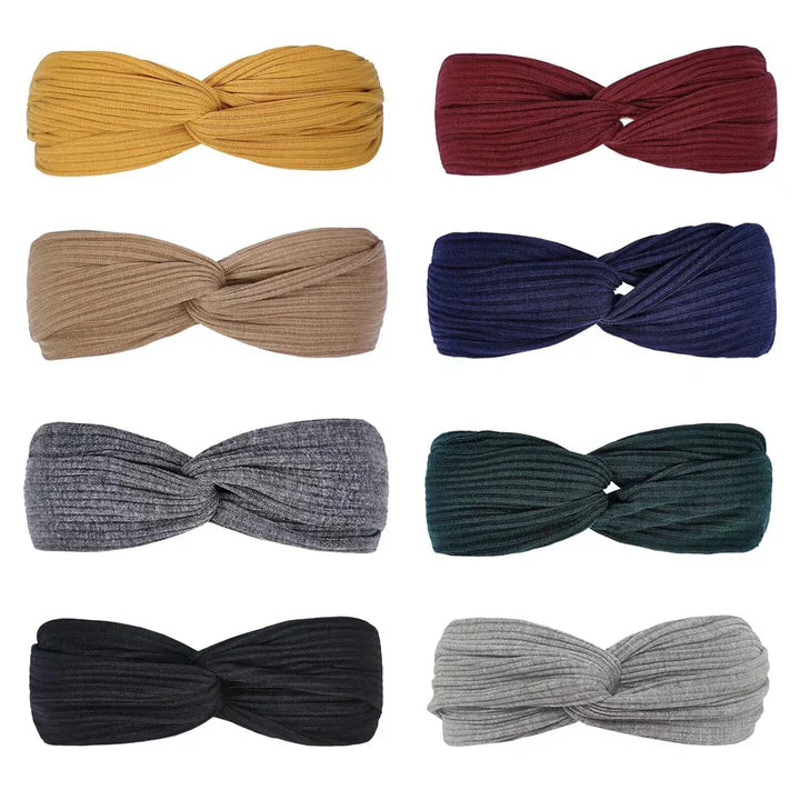Skorter | Ribbed Twist Headbands – Boho Design