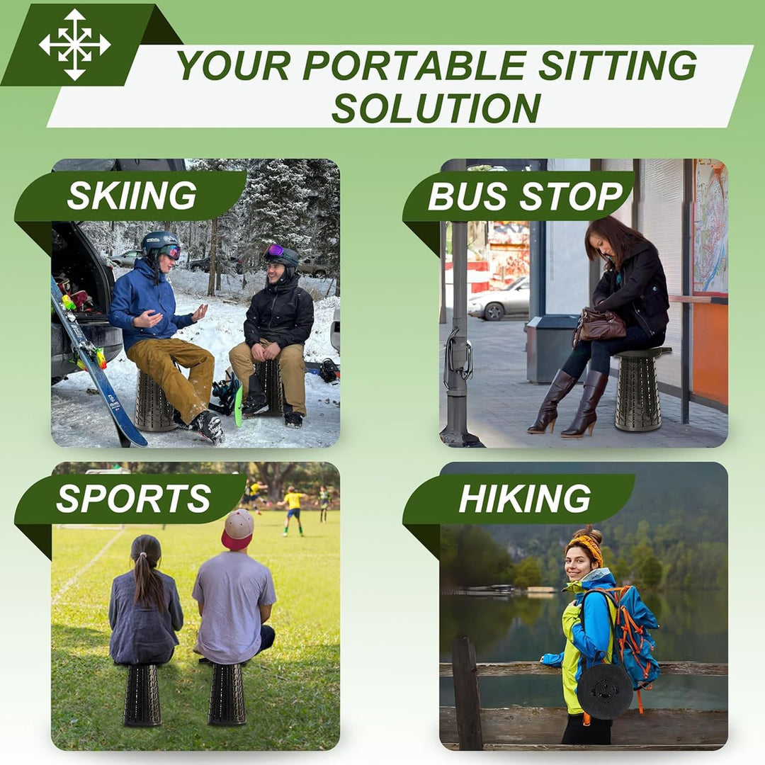 Lisslune | Collapsible Stool with Cushion – SitMax