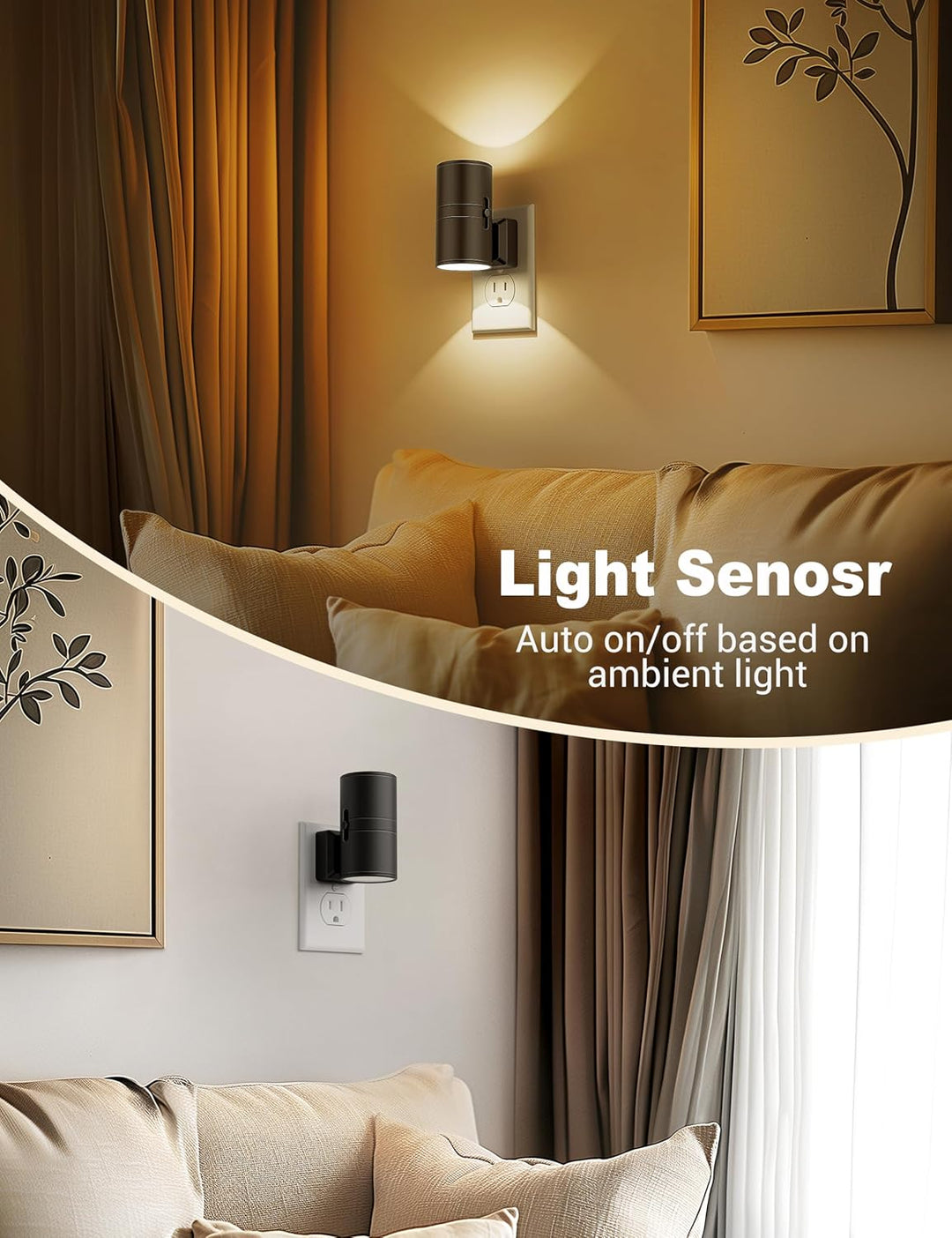Lisslune | LumiGlow Dimmable LED Nightstand Lamp