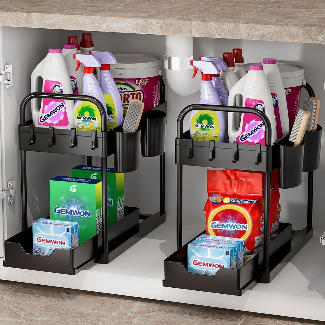 Lisslune | EcoSpace - 2-tier under-desk shelf
