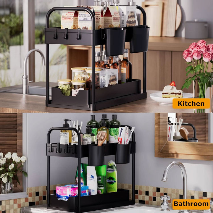 Lisslune | EcoSpace - 2-tier under-desk shelf
