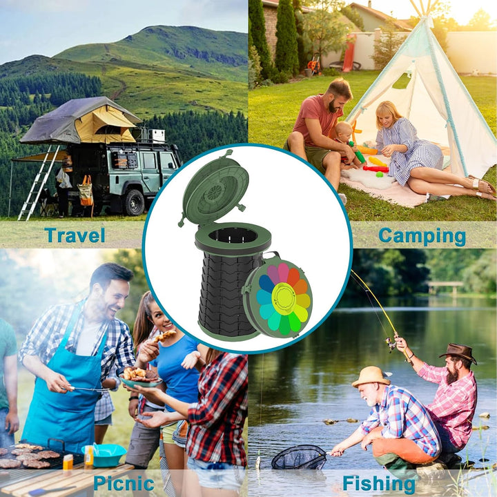 Lisslune | Portable Toilet with Adjustable Height – CampMate