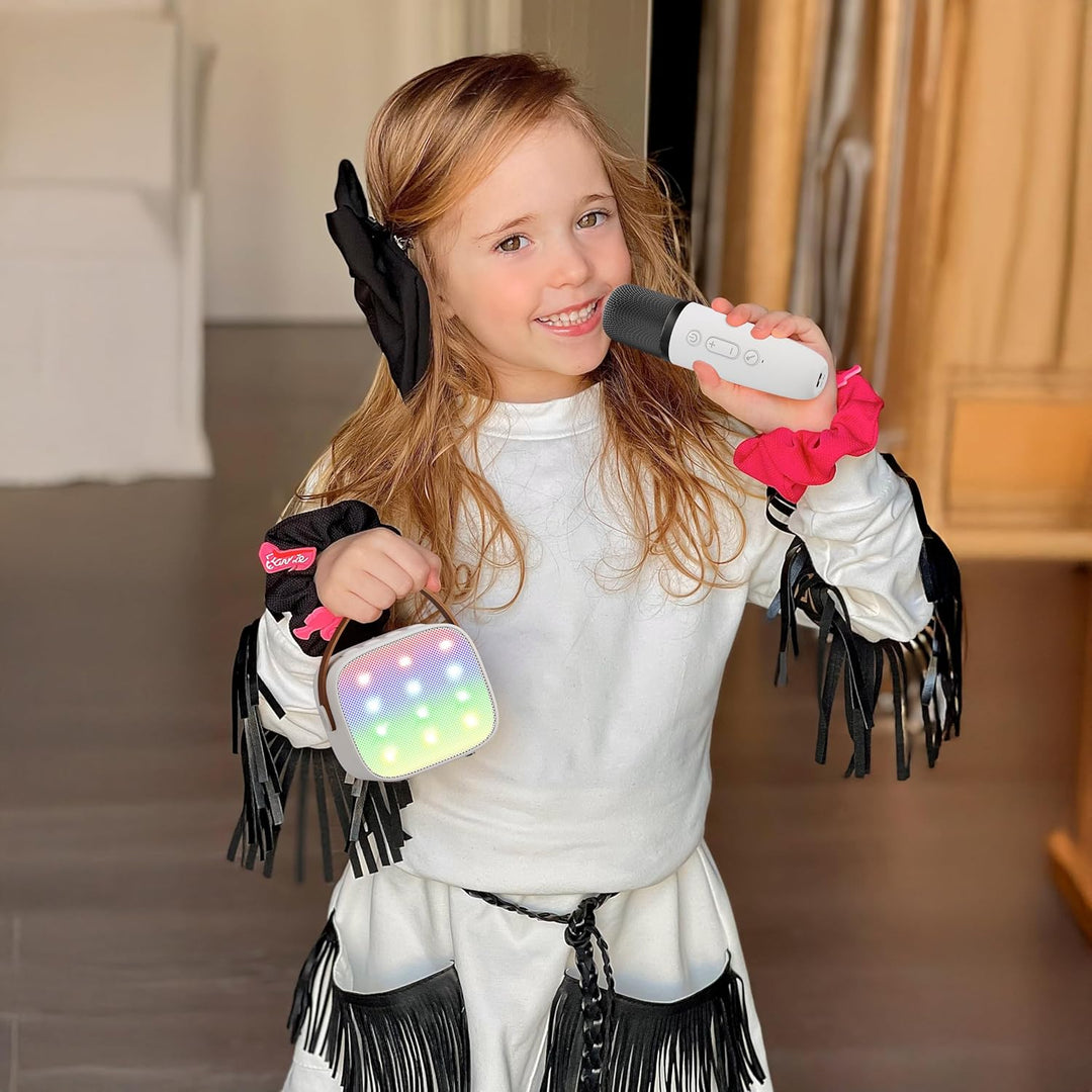Lisslune | Portable Mini Karaoke Machine with Bluetooth Speaker & 2 Wireless Mics – Veylo