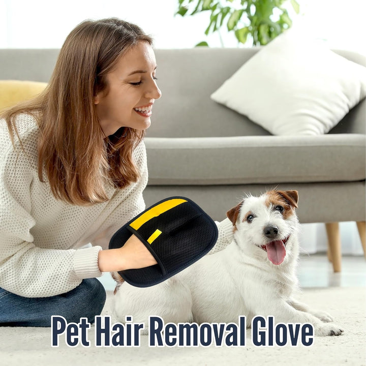 Lisslune | FurEase – Pet Hair Removal Glove for All Coat Types | Gentle Grooming & Shedding Solution