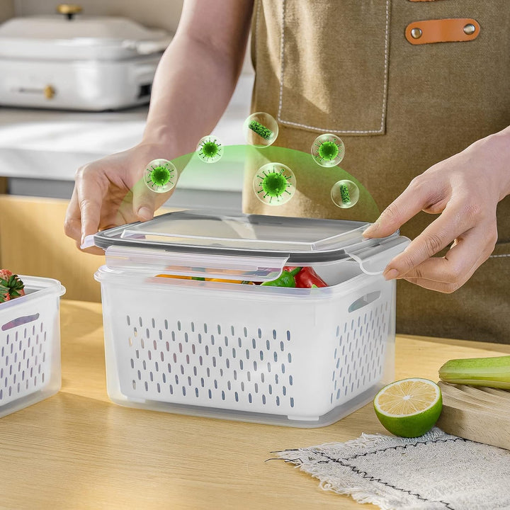Lisslune | 5-piece Large Food Storage Set with Lids – Freshness Keeping and Practical