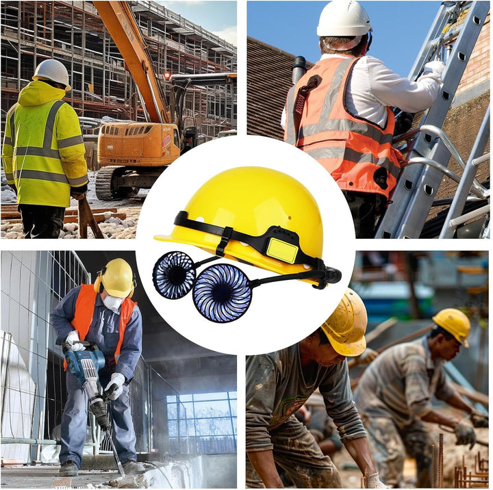 Lisslune | Ventilated Construction Helmet with Adjustable Cooling Fan – Biniveil