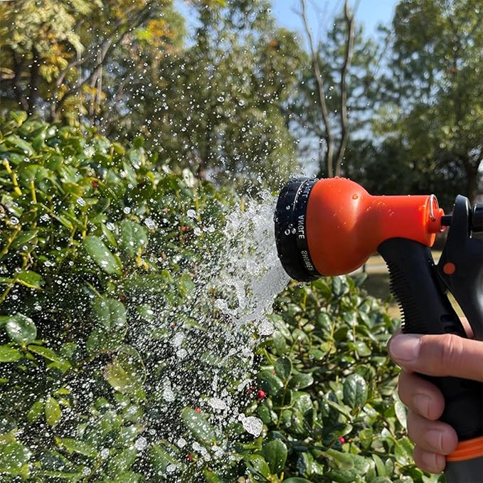Lisslune | Garden Hose Gun with 7 Functions – Flexible Watering Nozzle for Garden Plants