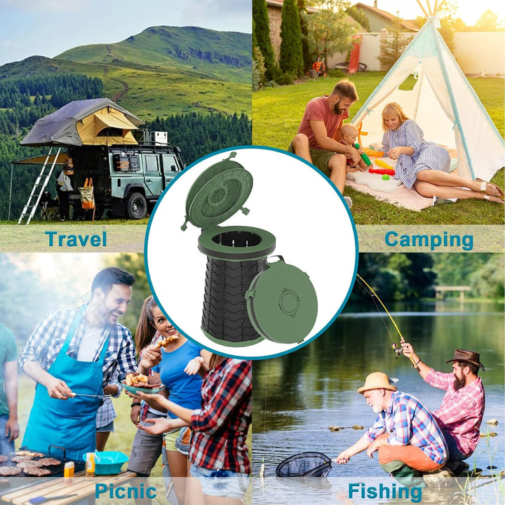 Lisslune | Portable Toilet with Adjustable Height – CampMate