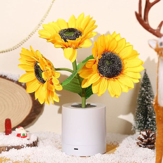 Lisslune | Shimmering Sunflower LED Table Lamp