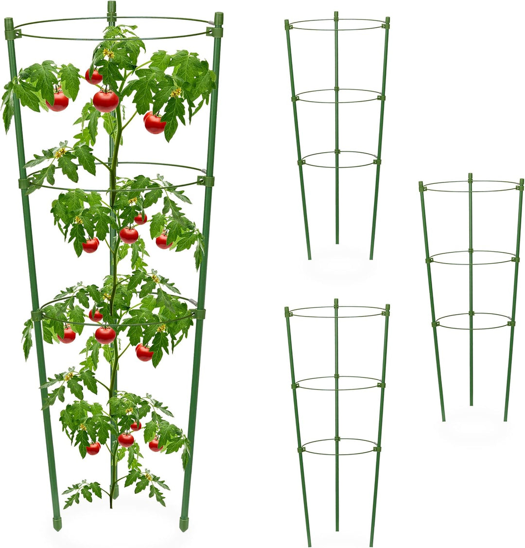 Lisslune | Climbing frame for plants – Sturdy support ring frame for climbing plants