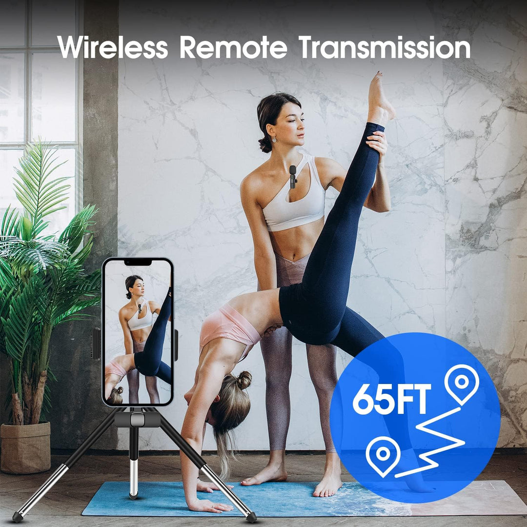 Lisslune | 2-Pack wireless microphone for iPhone iPad
