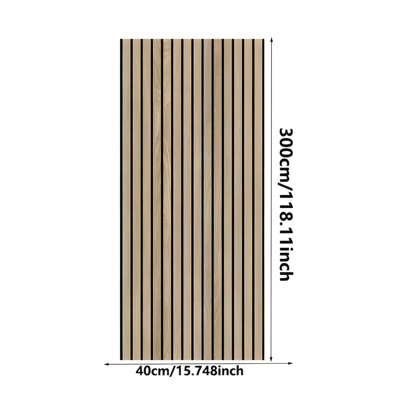Lisslune | 3D wall panels create a modern, natural appearance