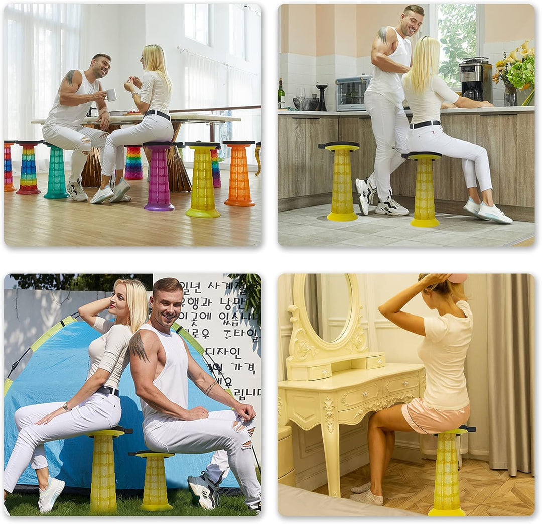 Lisslune | Folding Stool Adjustable Height – SitMate
