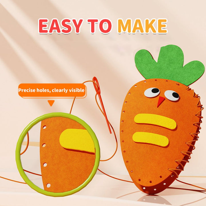 Lisslune | DIY sewing kit for children – Creative crafting with cute animal motifs