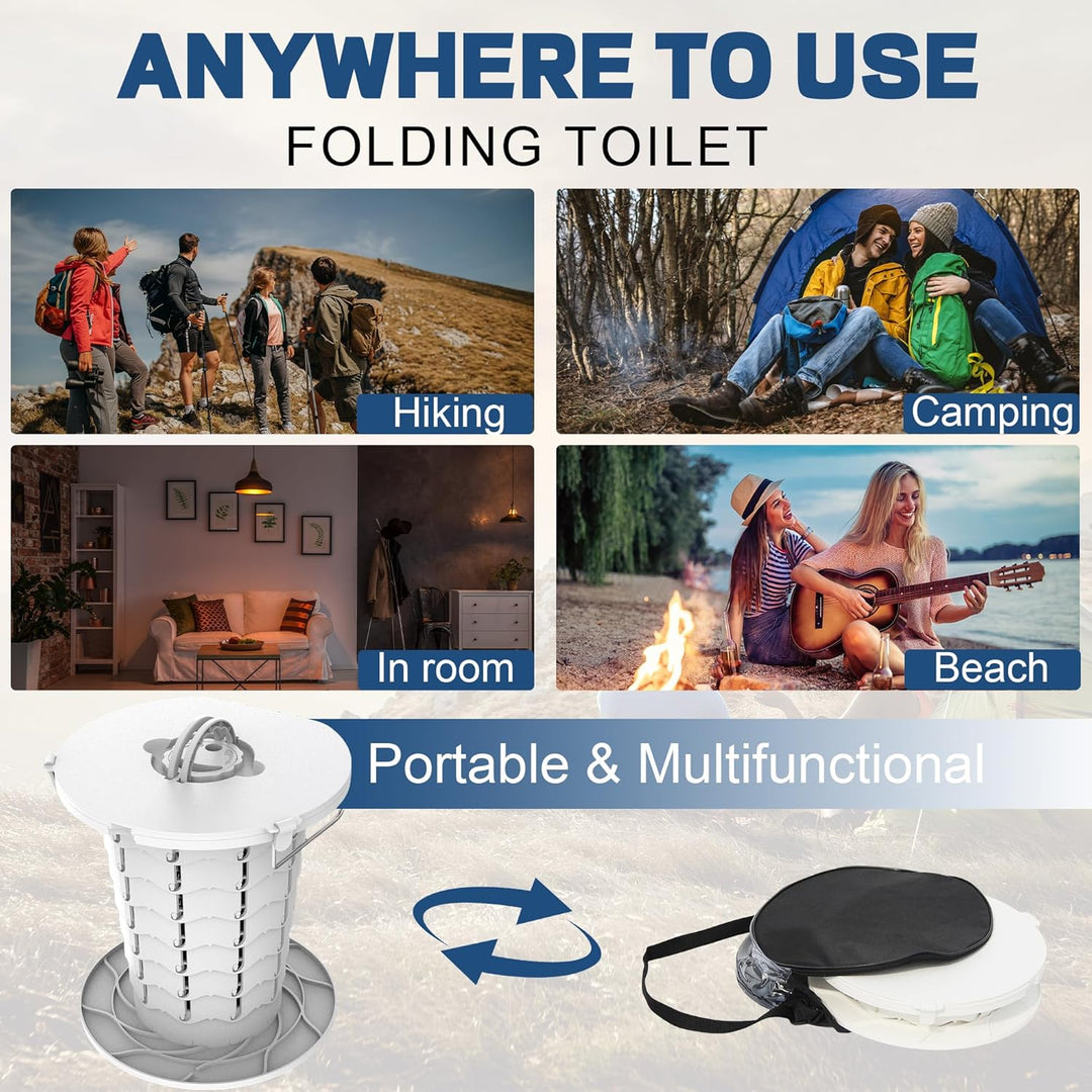 Lisslune | Portable Toilet with Adjustable Height – CampMate