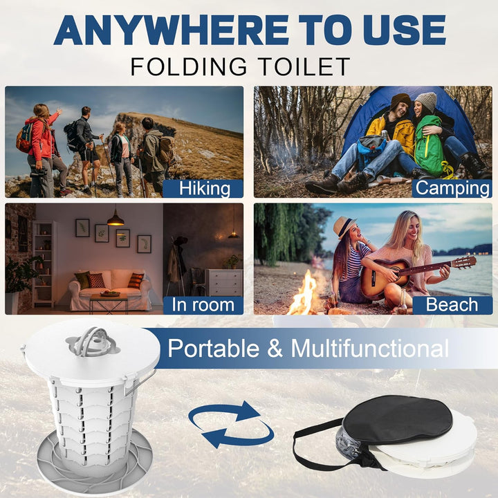 Lisslune | Portable Toilet with Adjustable Height – CampMate