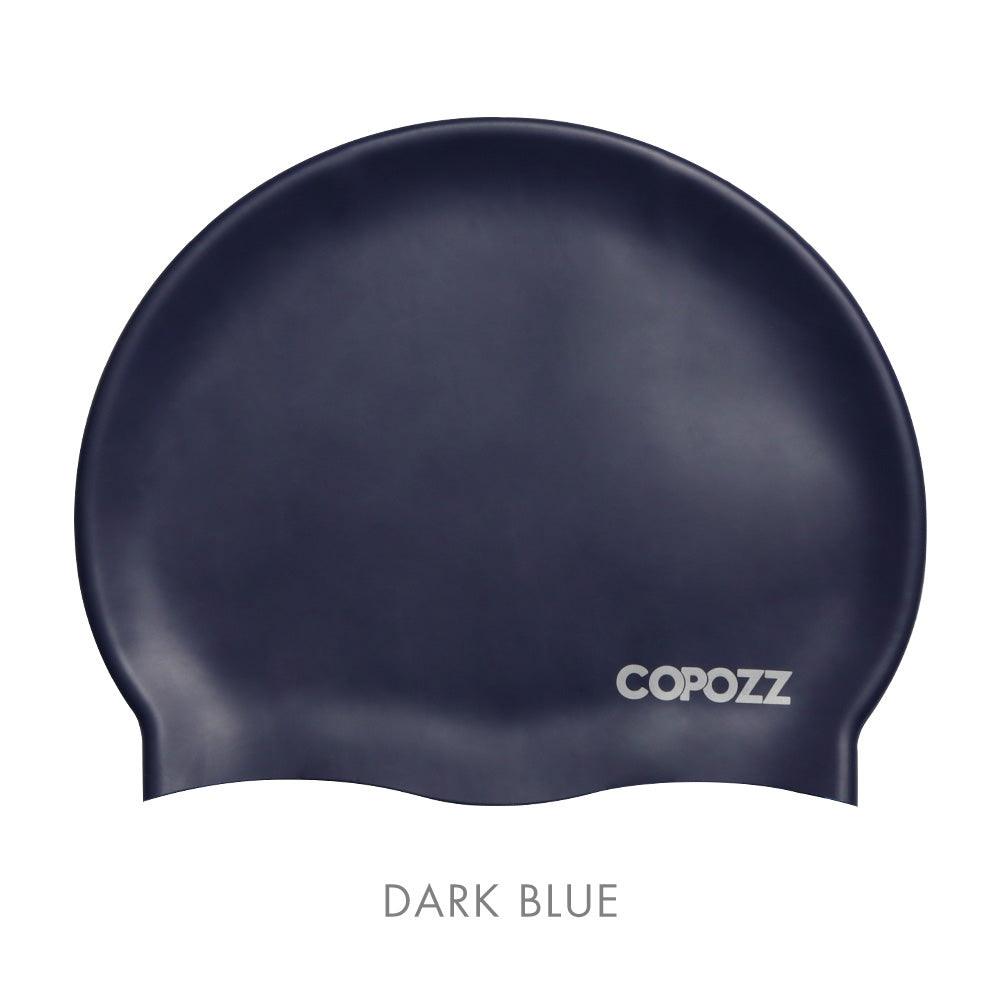 Lisslune | Waterproof silicone swim cap for long hair with ear protection