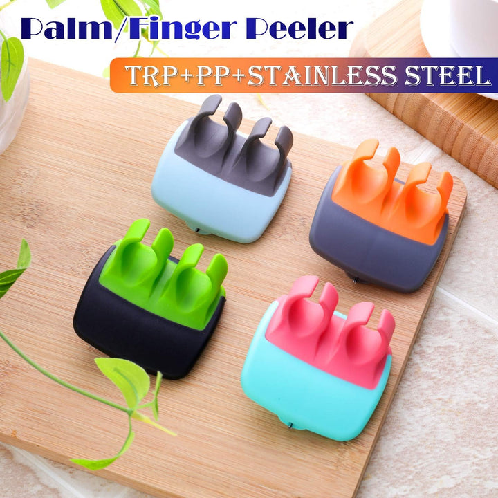 Lisslune | 4-piece finger vegetable peeler set