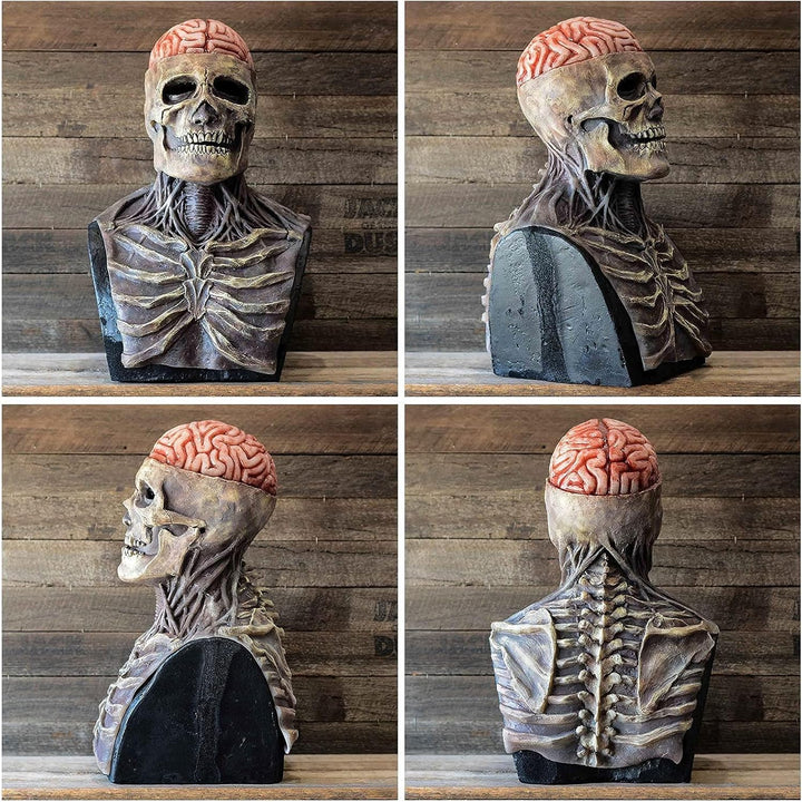 Lisslune | Halloween Skull Mask with Brain Detail