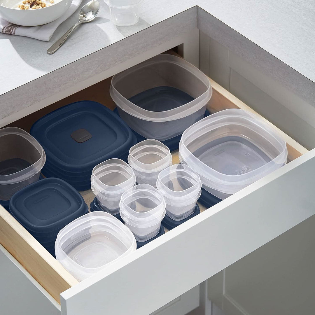 Lisslune | Stackable storage boxes for freshness, organization & space-saving kitchen